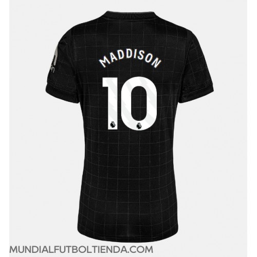 Camiseta Tottenham Hotspur James Maddison #10 Segunda Equipación Replica 2025-26 para mujer mangas cortas